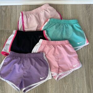 6 pair of Nike shorts.